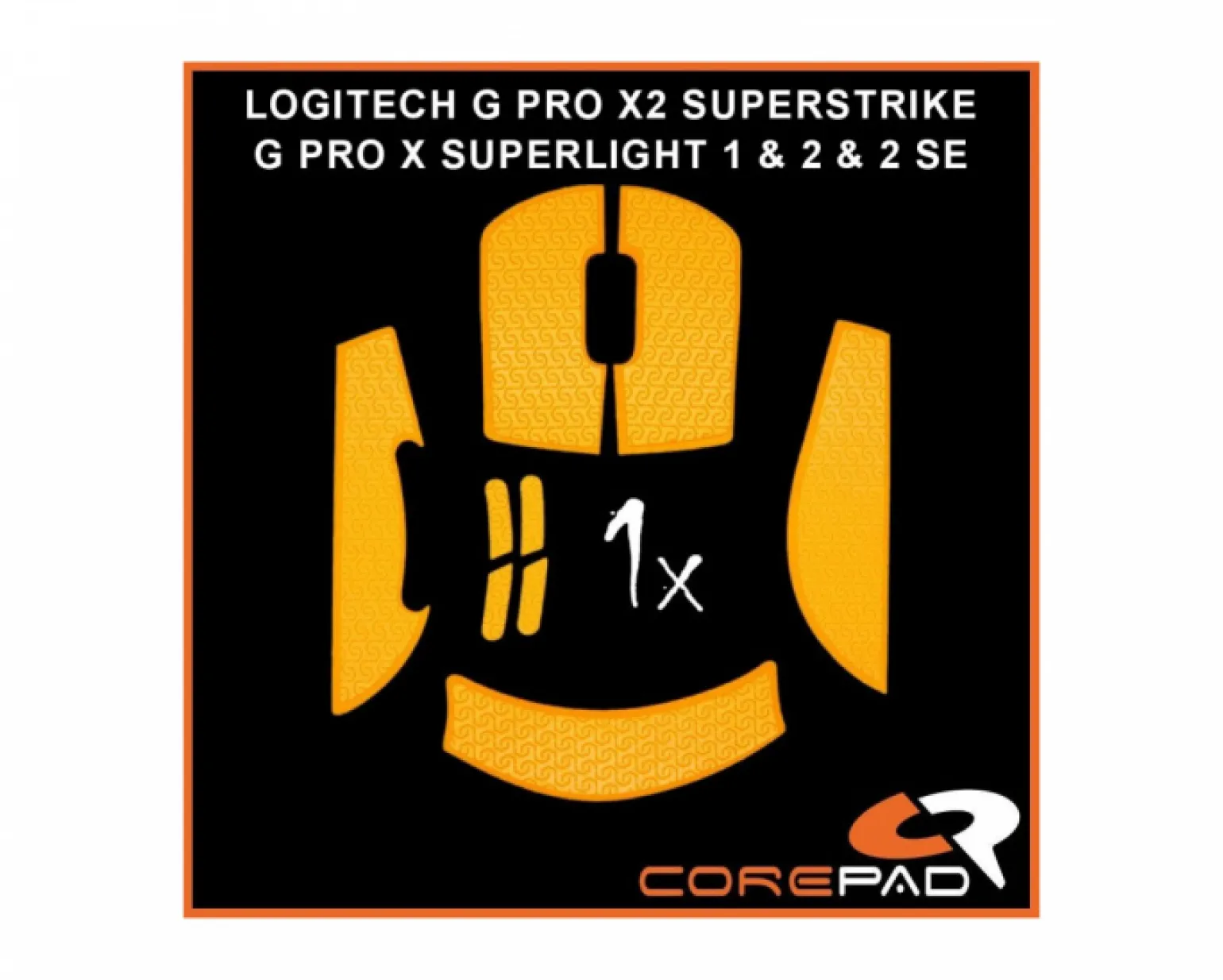 Soft Grips For Logitech G Pro X Superlight - Orange