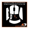 Soft Grips For Logitech G Pro X Superlight - White