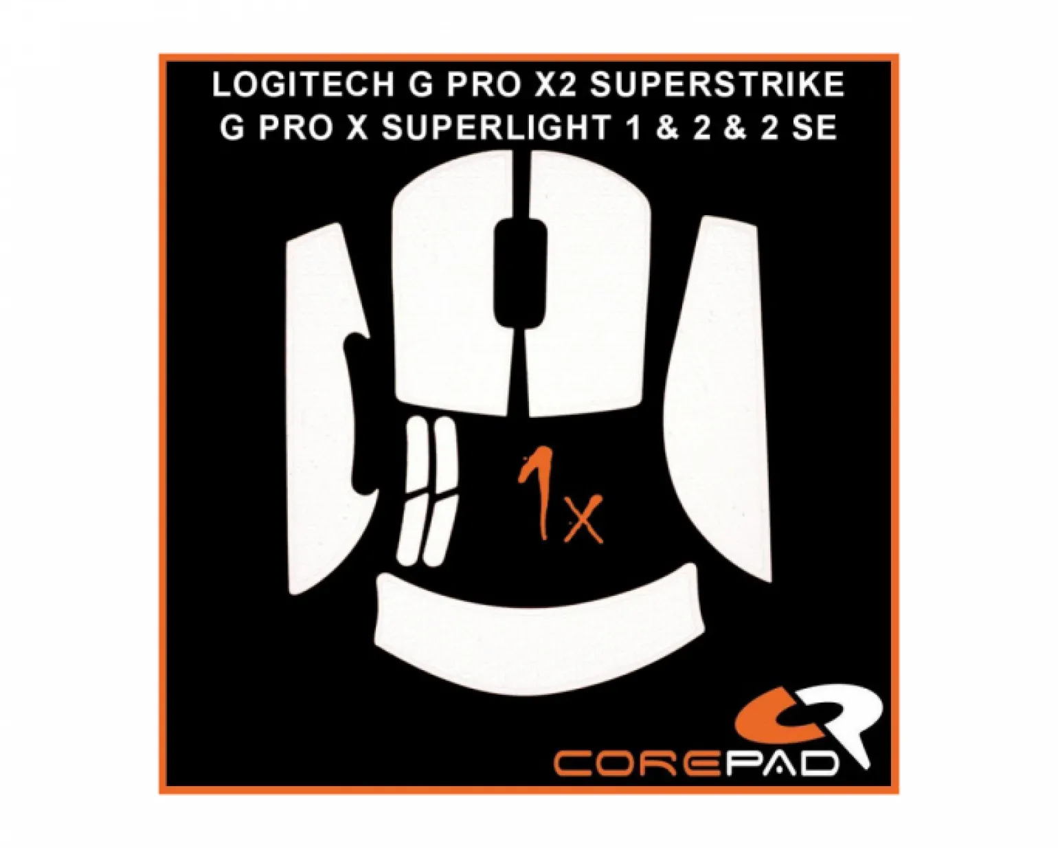 Soft Grips For Logitech G Pro X Superlight - White