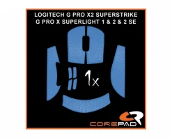 Soft Grips for Logitech G Pro X Superlight - Blue
