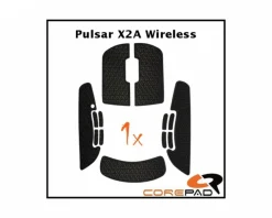 Soft Grips for Pulsar X2A Wireless - Black
