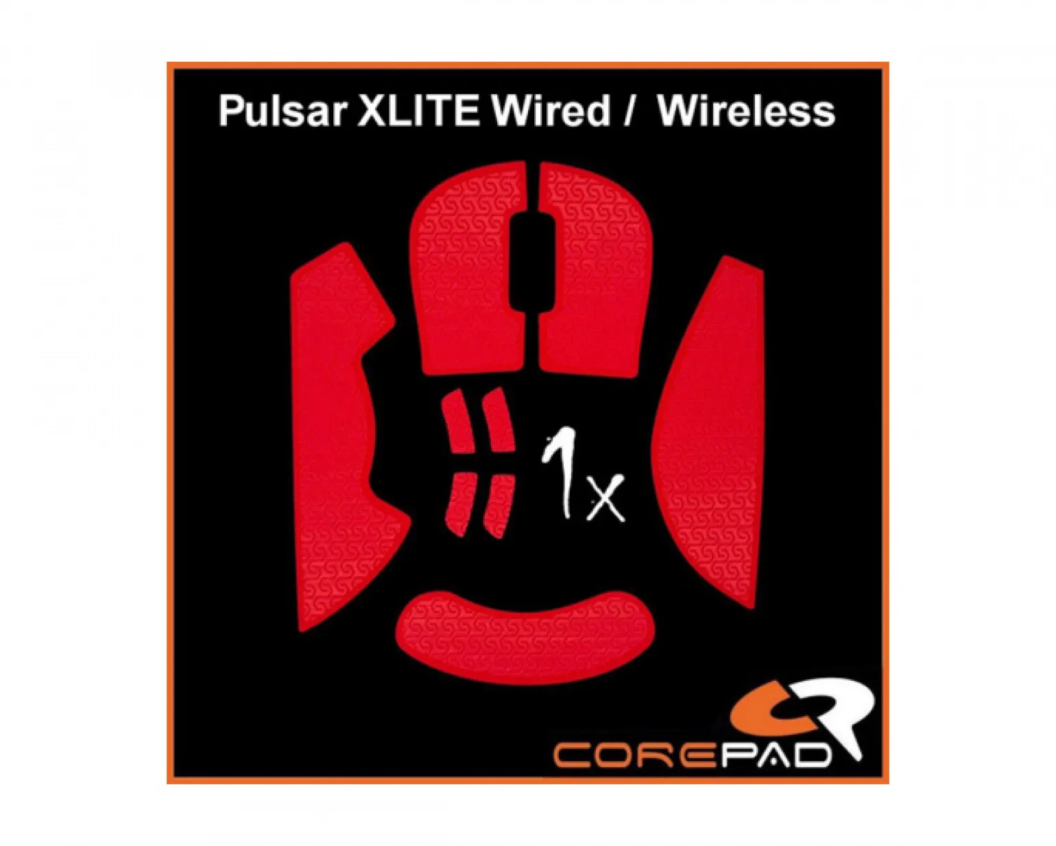 Soft Grips for Pulsar Xlite Wired/Xlite Wireless/Xlite V2 Wireless - Red