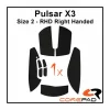 Soft Grips for Pulsar X3 RHD - Black