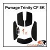 Soft Grips for Pwnage Trinity CF 8K - Red