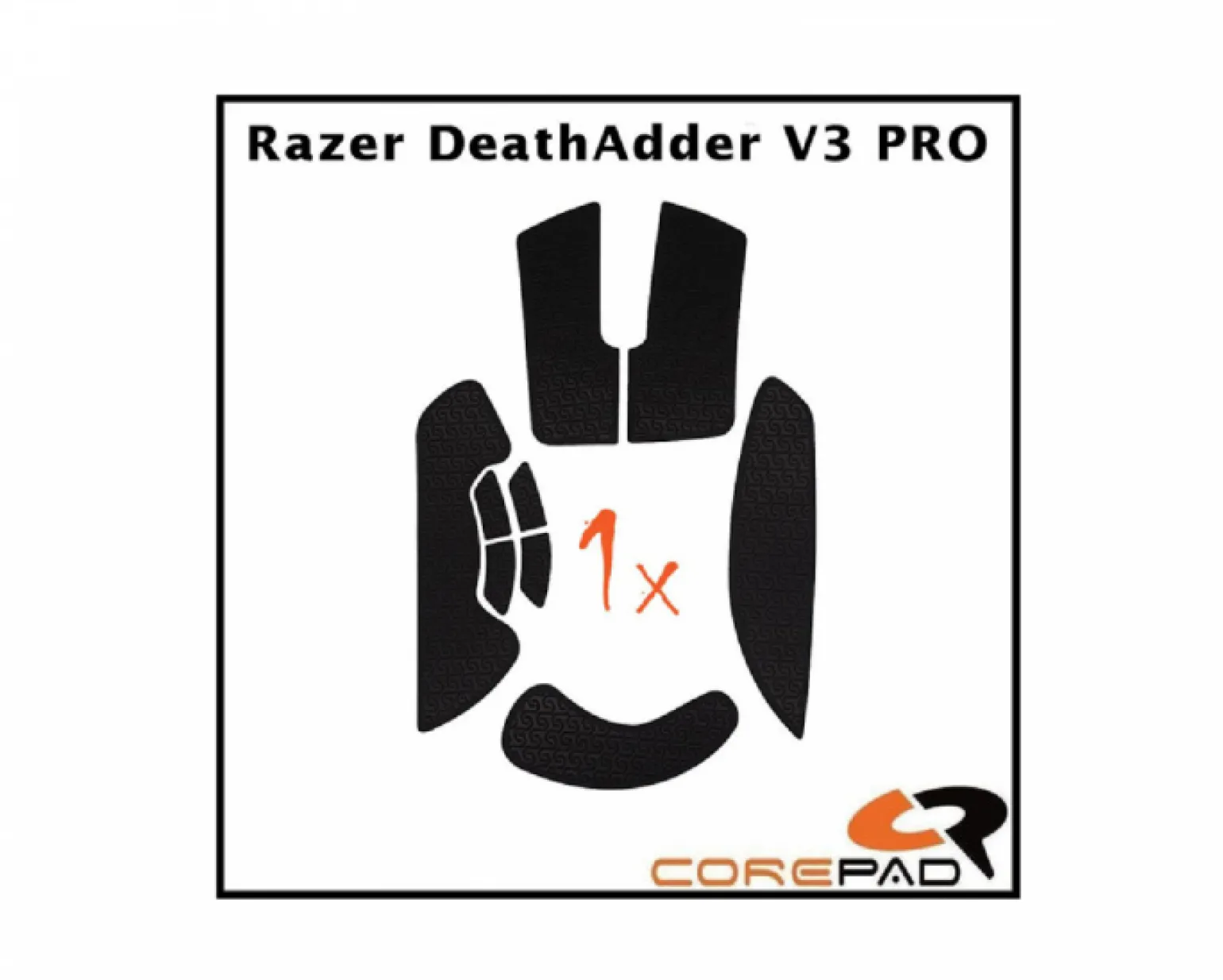 Soft Grips for Razer DeathAdder V3 PRO - White