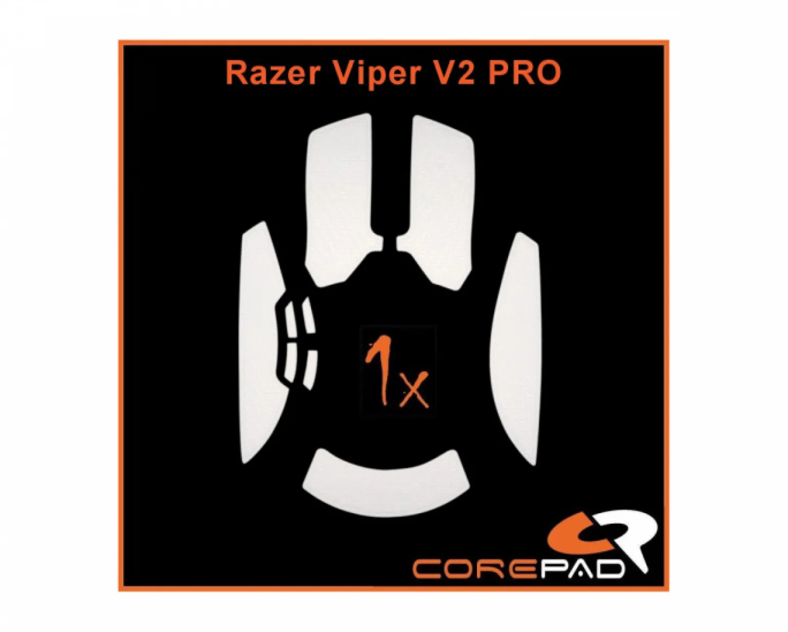 Soft Grips for Razer Viper V2 Pro Wireless - White