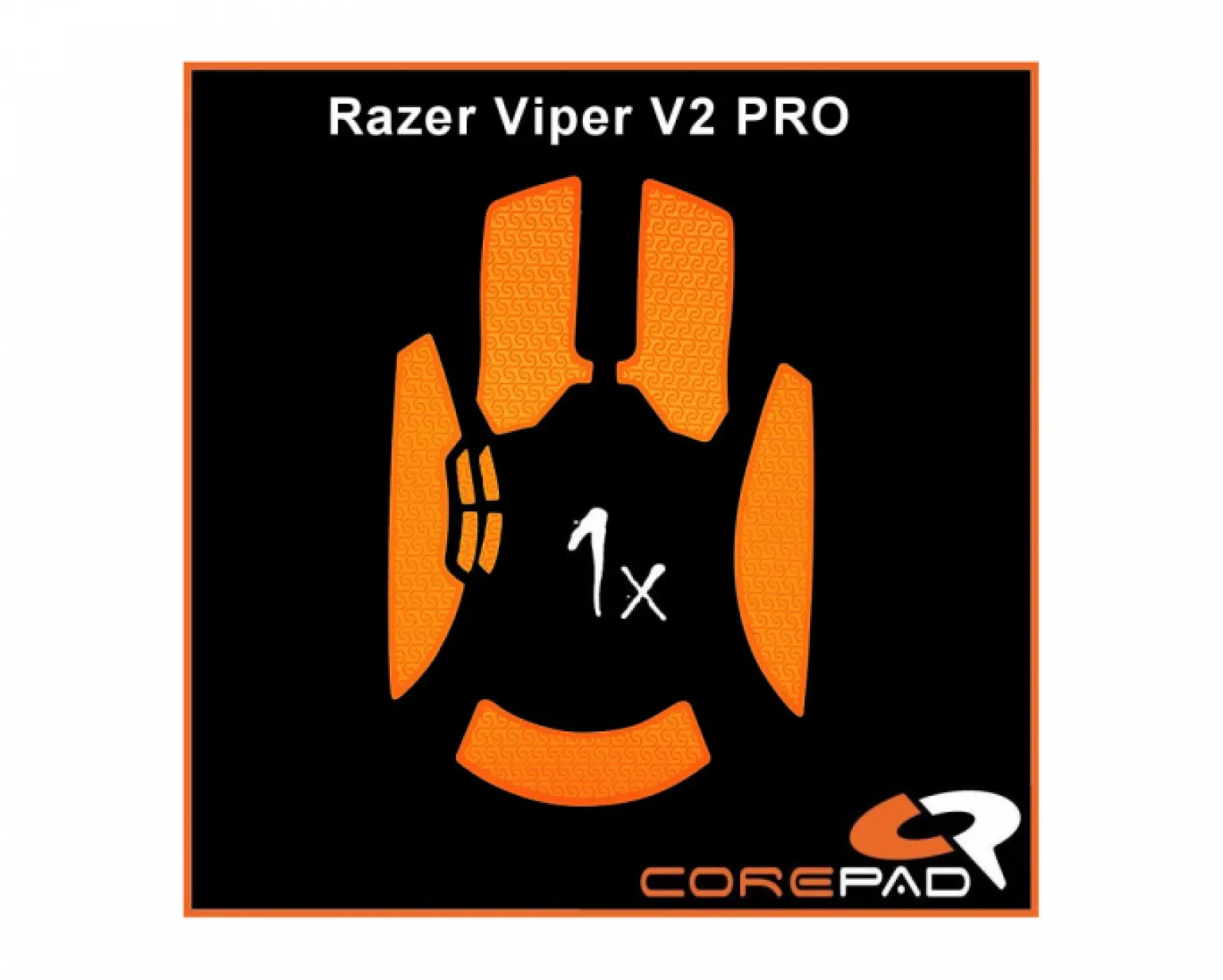 Soft Grips for Razer Viper V2 Pro Wireless - Orange