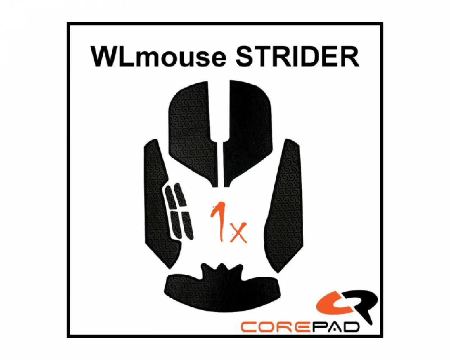 Soft Grips for WLmouse Strider Magnesium 8K - Orange
