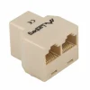 Spliter for Network Cable RJ45 to 2xRJ45