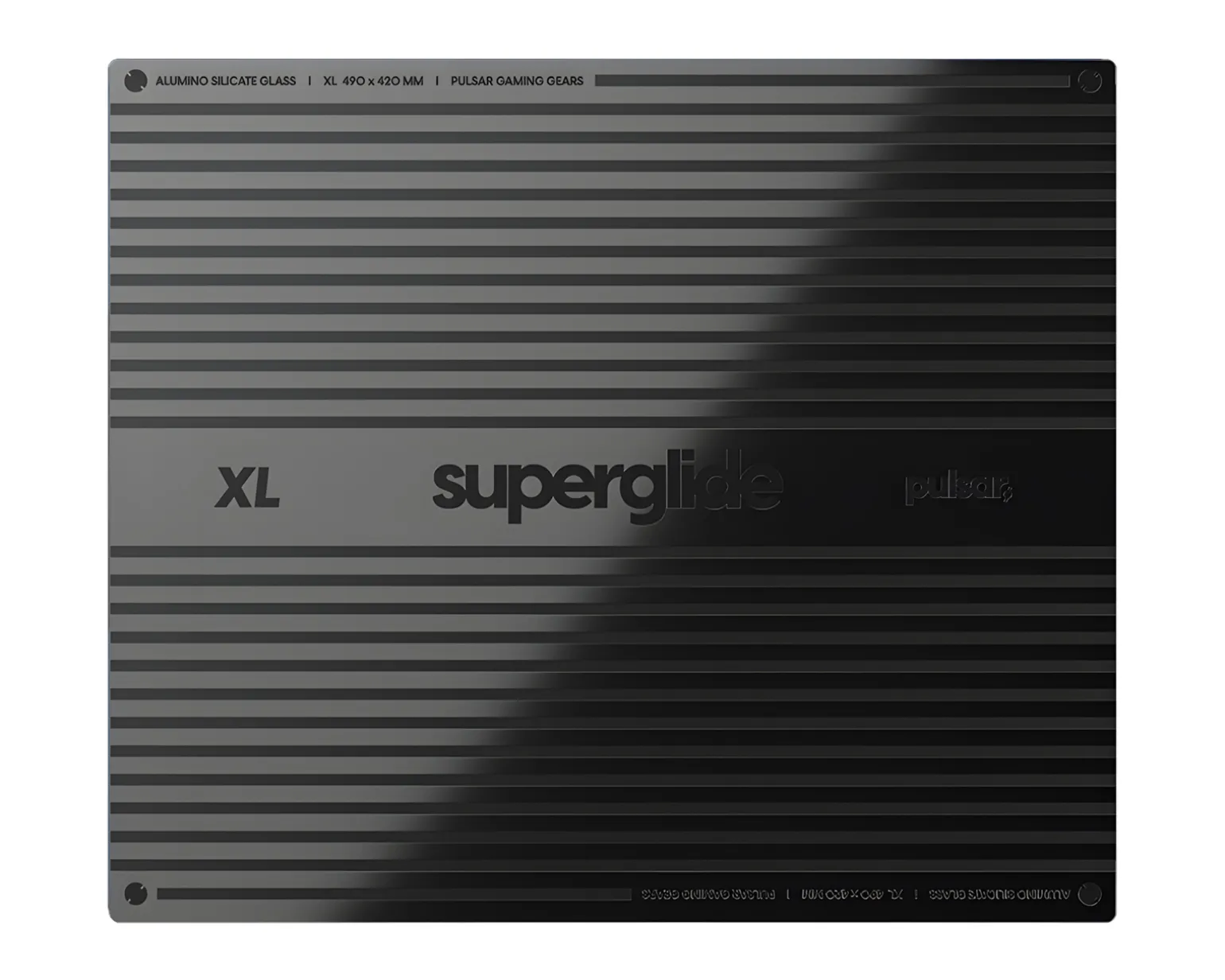 Superglide Glass Mousepad v2 XL - Aimerz Yui Edition