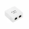 Surface Mount Shielded 2X RJ4 Cat6