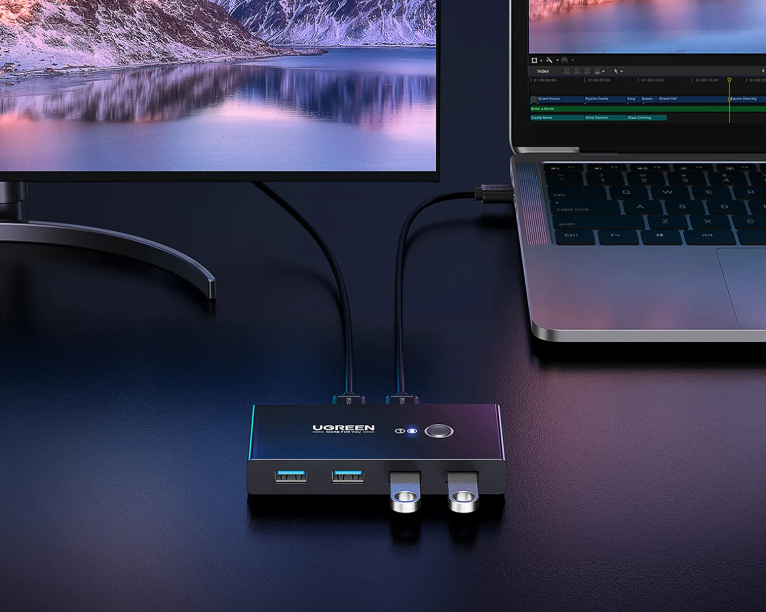 Switchbox USB Hub 4-port
