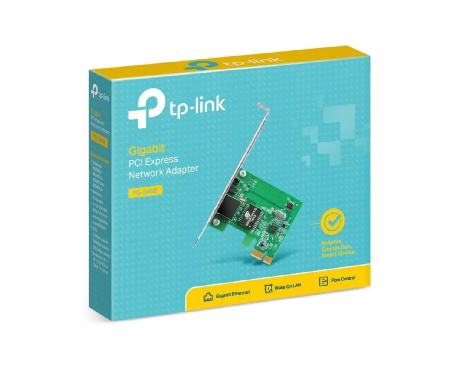 TG-3468 Network Adapter PCIe, 1x RJ45, Gigabit