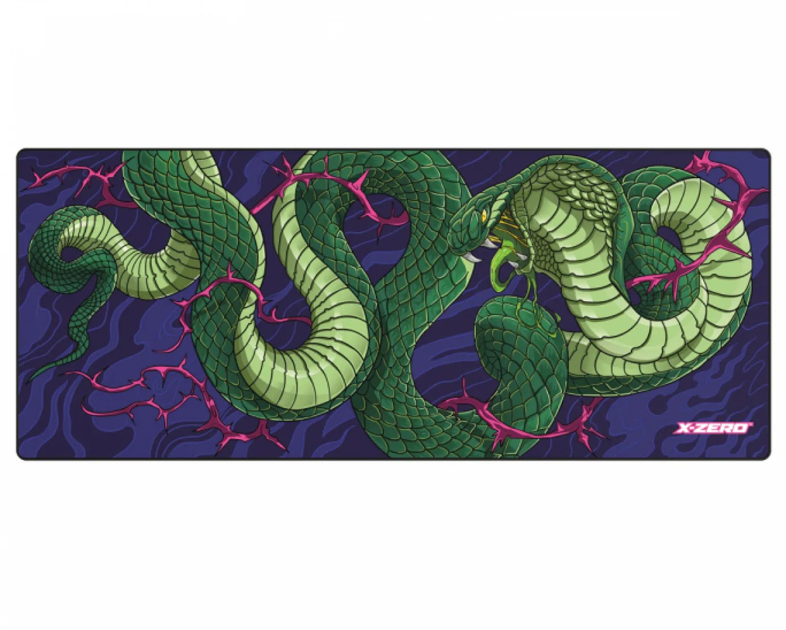 The Green Snake Serpent Mousepad - XXL