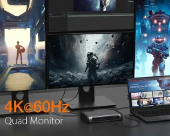 Thunderbolt 4 Quad Display Docking Station