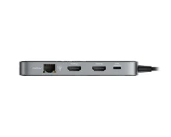 Transparent USB-C Docking Station - 10 ports