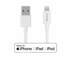 USB-A to Lightning MFi - Charge/sync cable 3m - White