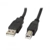 USB-A to USB-B 2.0 Cable Black (1 Meter)