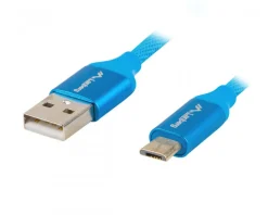 USB 2.0 Cable Premium MICRO-B to USB 1m QC 3.0 Blue