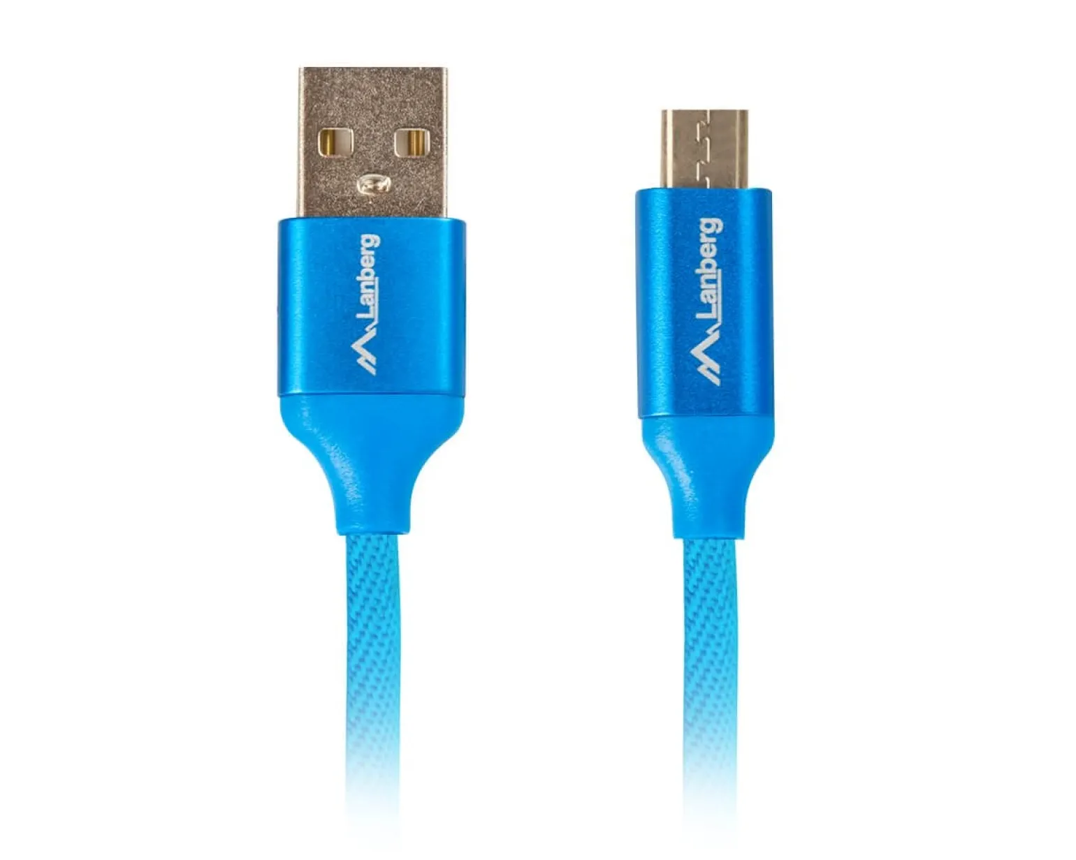 USB 2.0 Cable Premium MICRO-B to USB 1m QC 3.0 Blue
