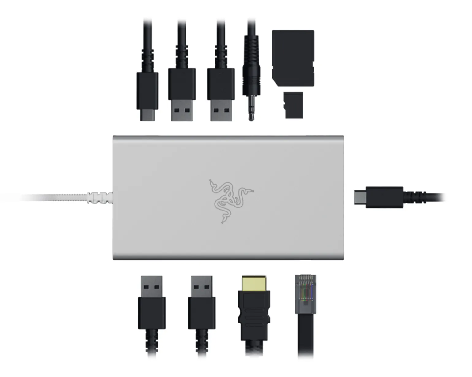 USB-C Docking Station - 11 ports - Mercury