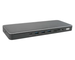 USB-C Docking Station with 15 Ports - Grey