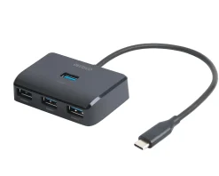USB-C Docking Station with 4 Ports - Black