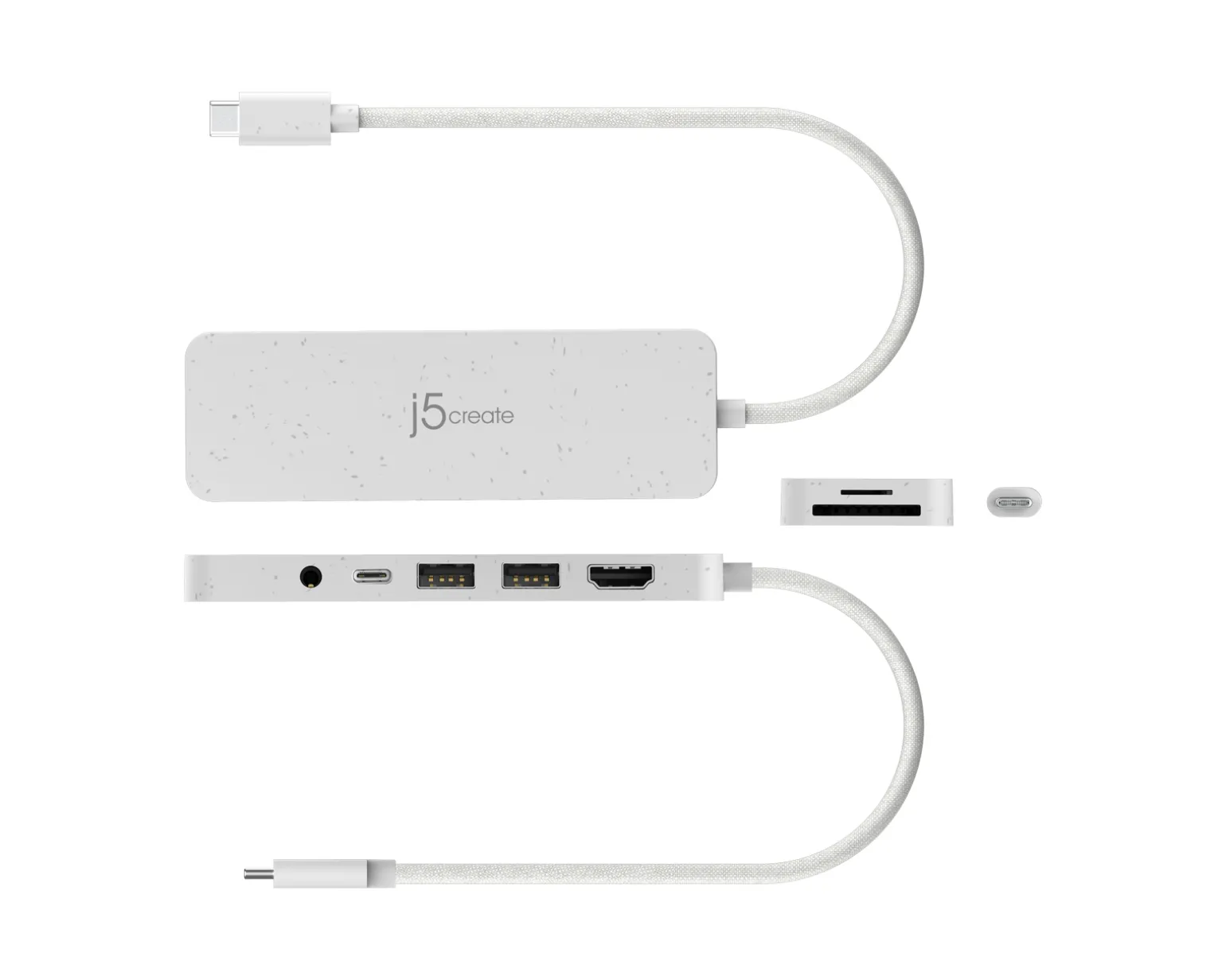 USB-C Multi-Port Hub with 60W Power Delivery - White