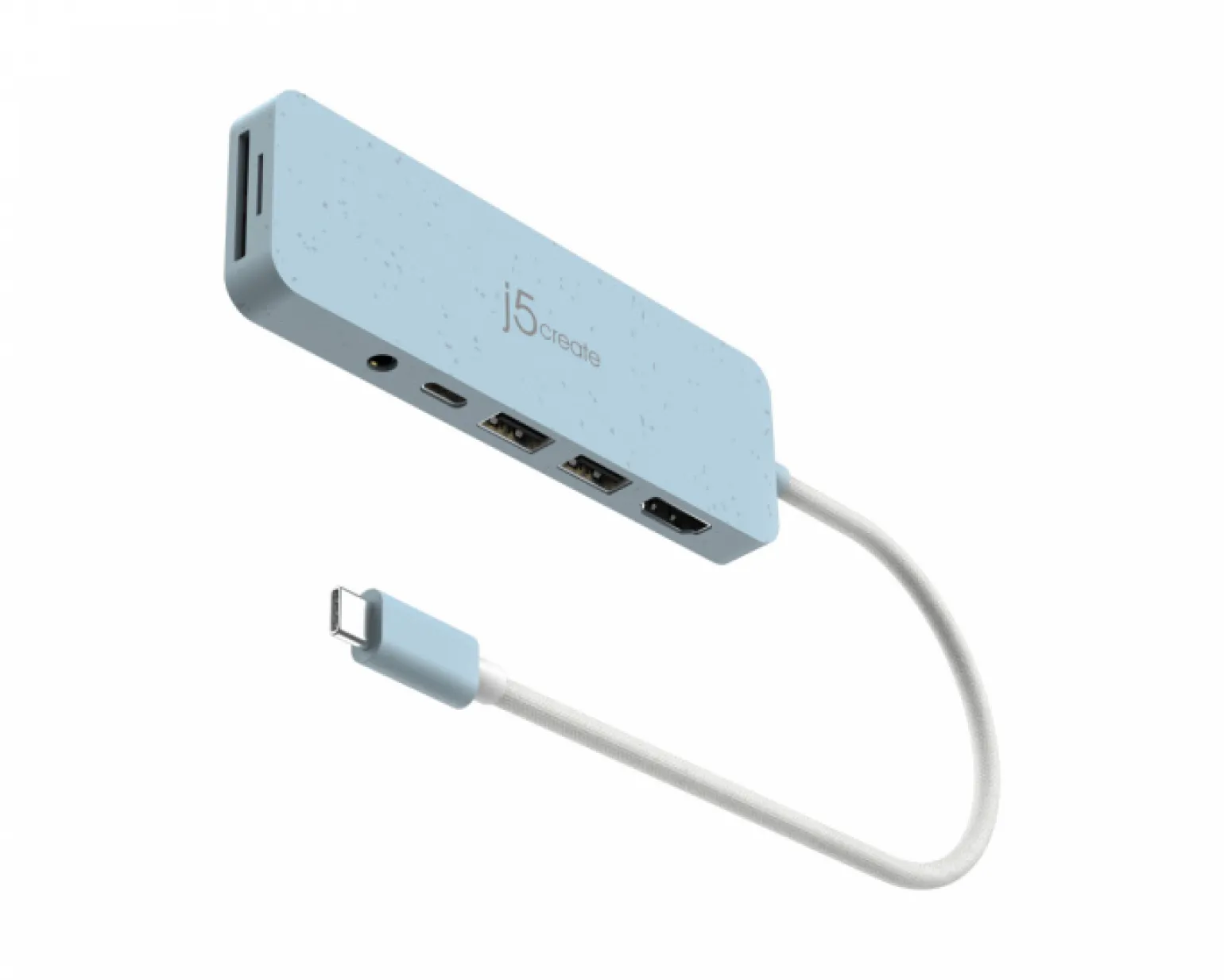 USB-C Multi-Port Hub with 60W Power Delivery - Blue