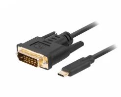 USB-C to DVI-D Cable Black - 1.8m