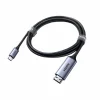 USB-C to HDMI Aluminum Cable 4K@60Hz - 1.5 m - Gray/Black