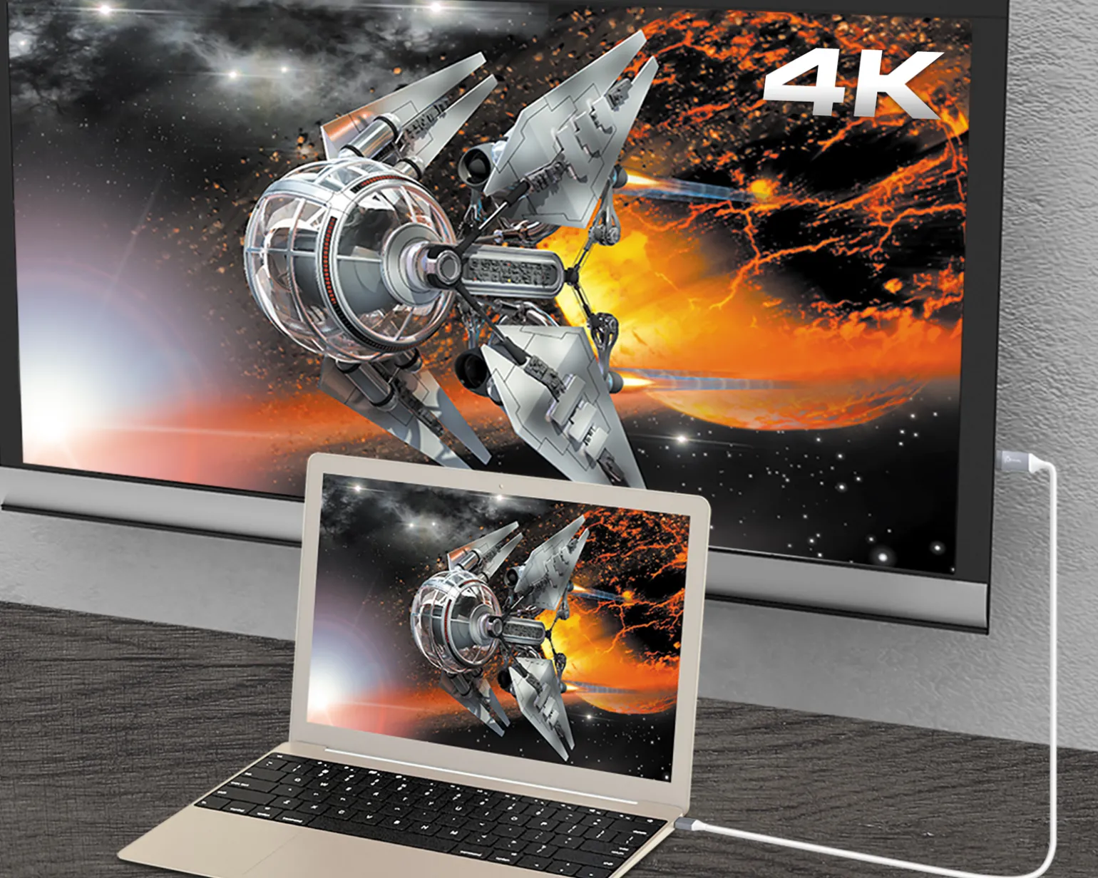 USB-C to HDMI Cable 4K 60Hz - 1.8m