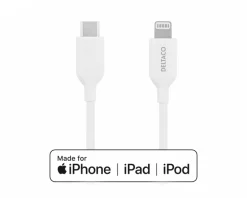 USB-C to Lightning MFi - Charge/sync cable 1m - White