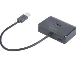 USB Docking Station with 4 Ports - Black