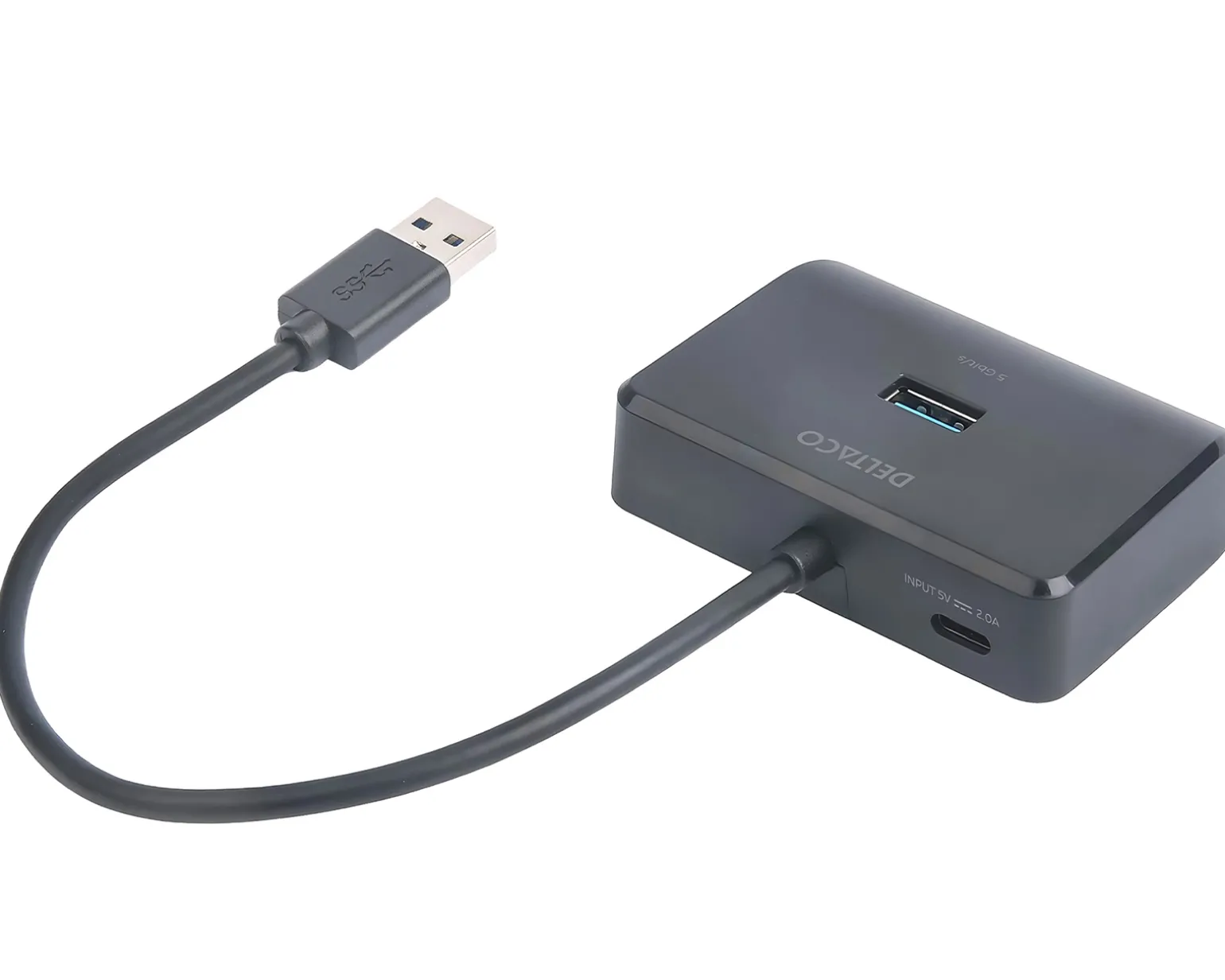 USB Docking Station with 4 Ports - Black