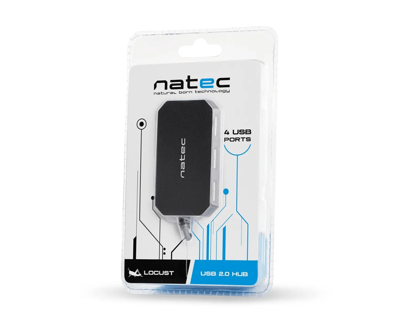 2.0 USB Hub 4 Ports