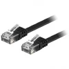 UTP Network cable Cat6 10m Flat Black