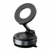 Vacuum Phone Holder with Magnetic Ring - Black