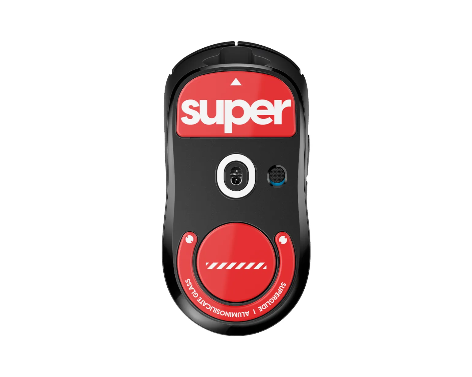 Version 2 Glass Skates for Logitech G Pro X Superlight - Red