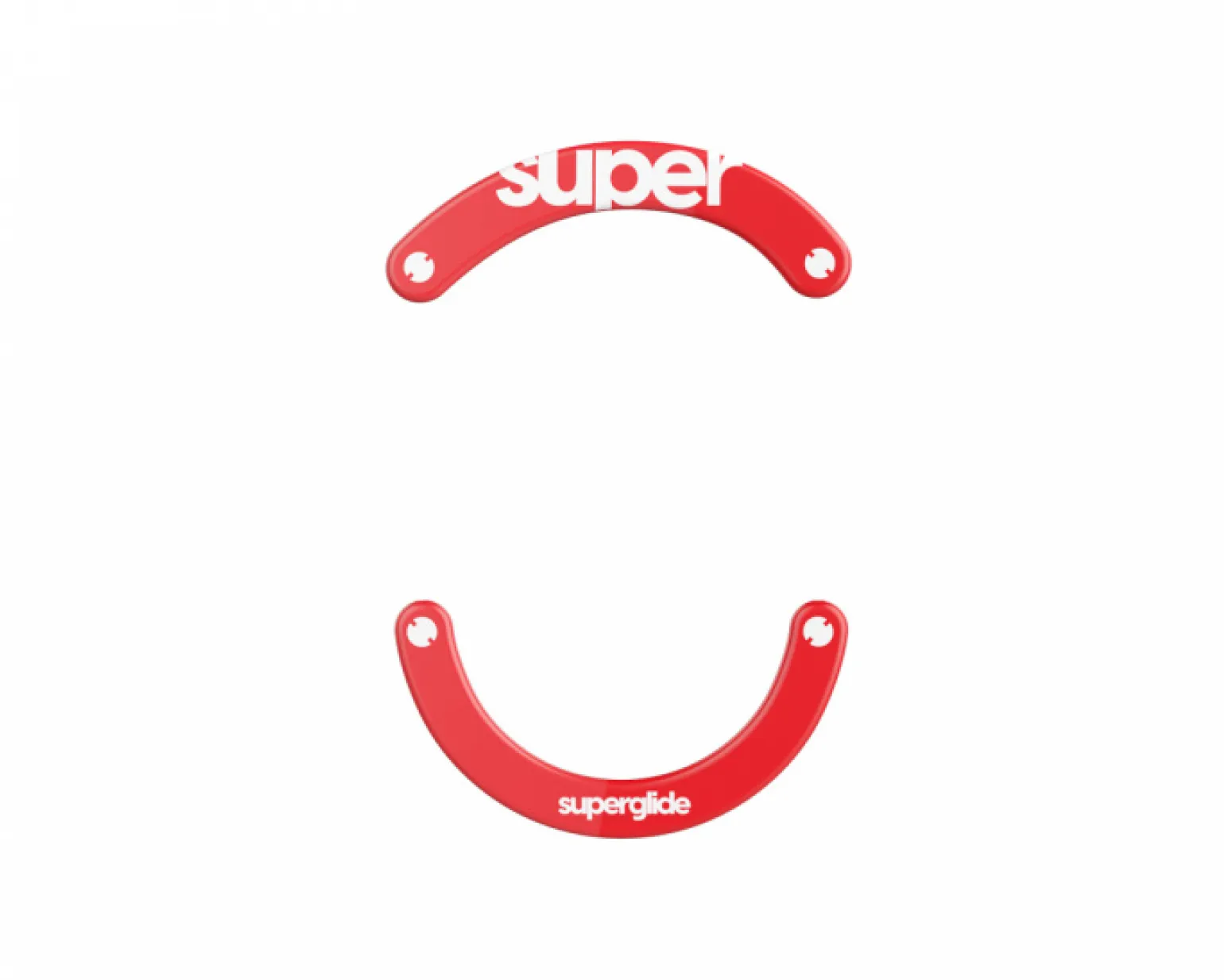 Version 2 Glass Skates for Logitech G703/G603/G403 - Red