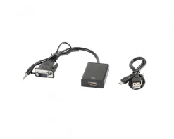 VGAFemale to HDMI Male + Audio Cable