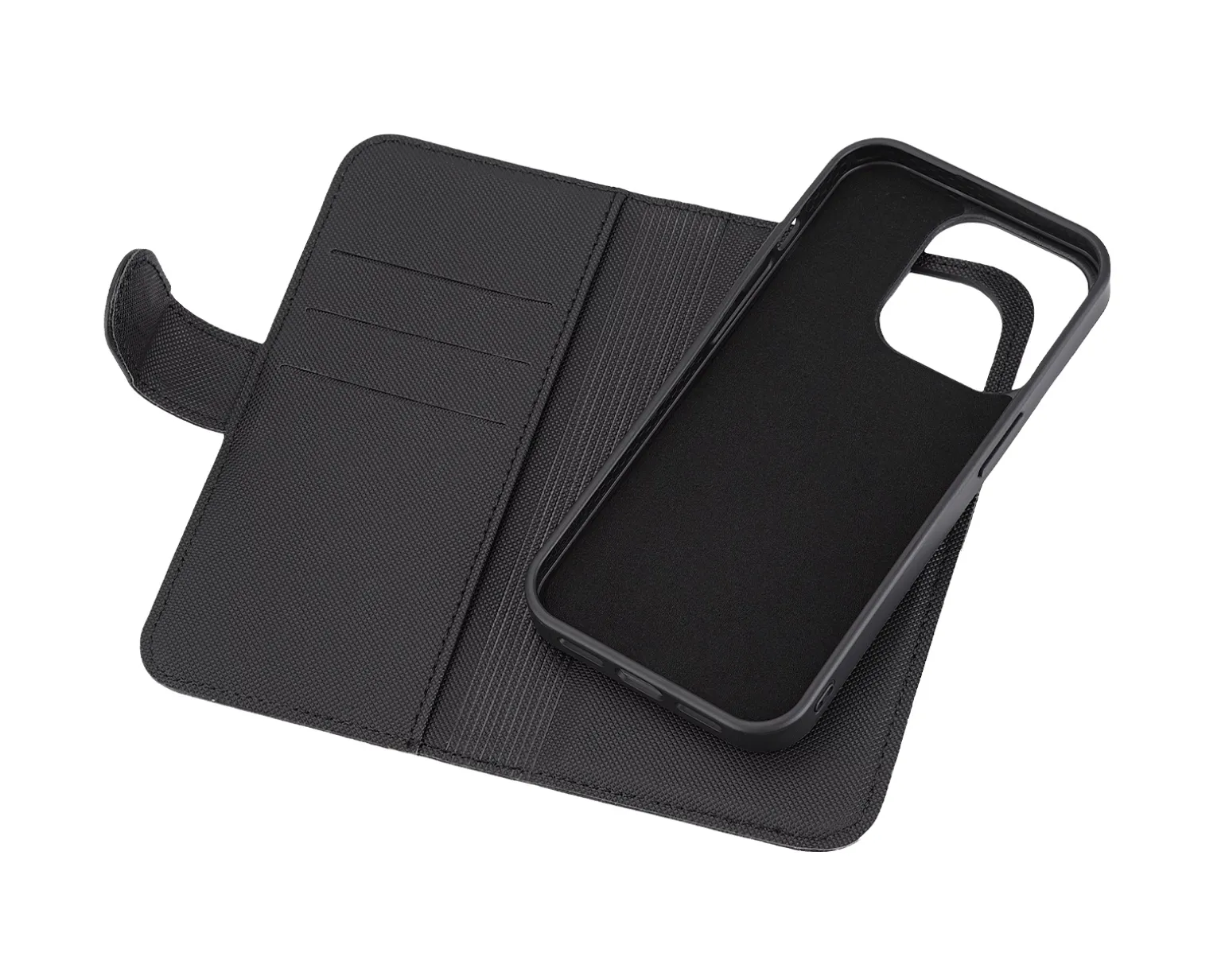 Wallet Case for iPhone 15 Pro - Black