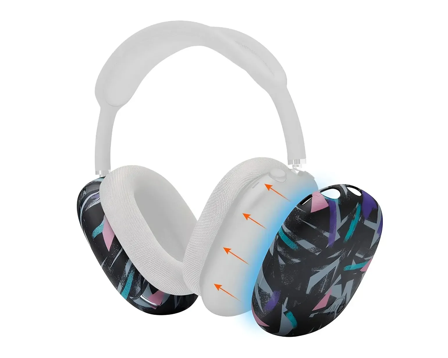 WC ShellZ Max Ear Cushions - 90''s Black