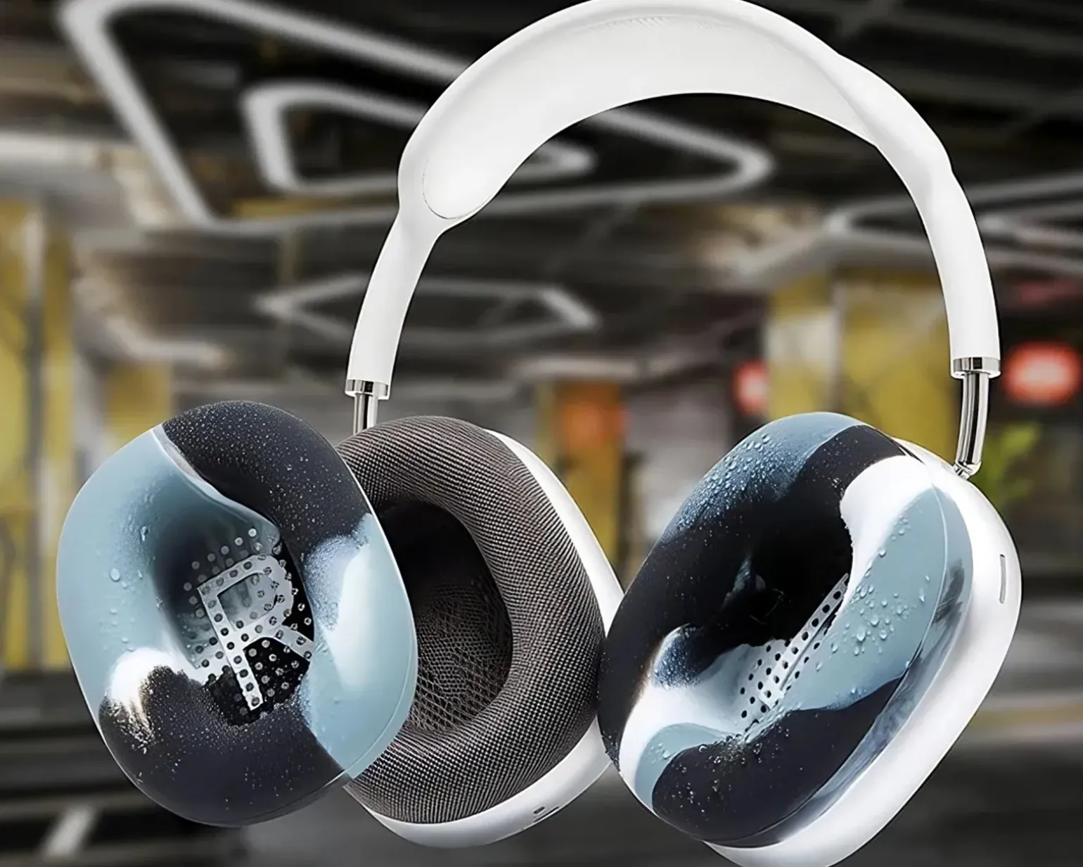 WC SweatZ Max Ear Cushion Covers - Marble