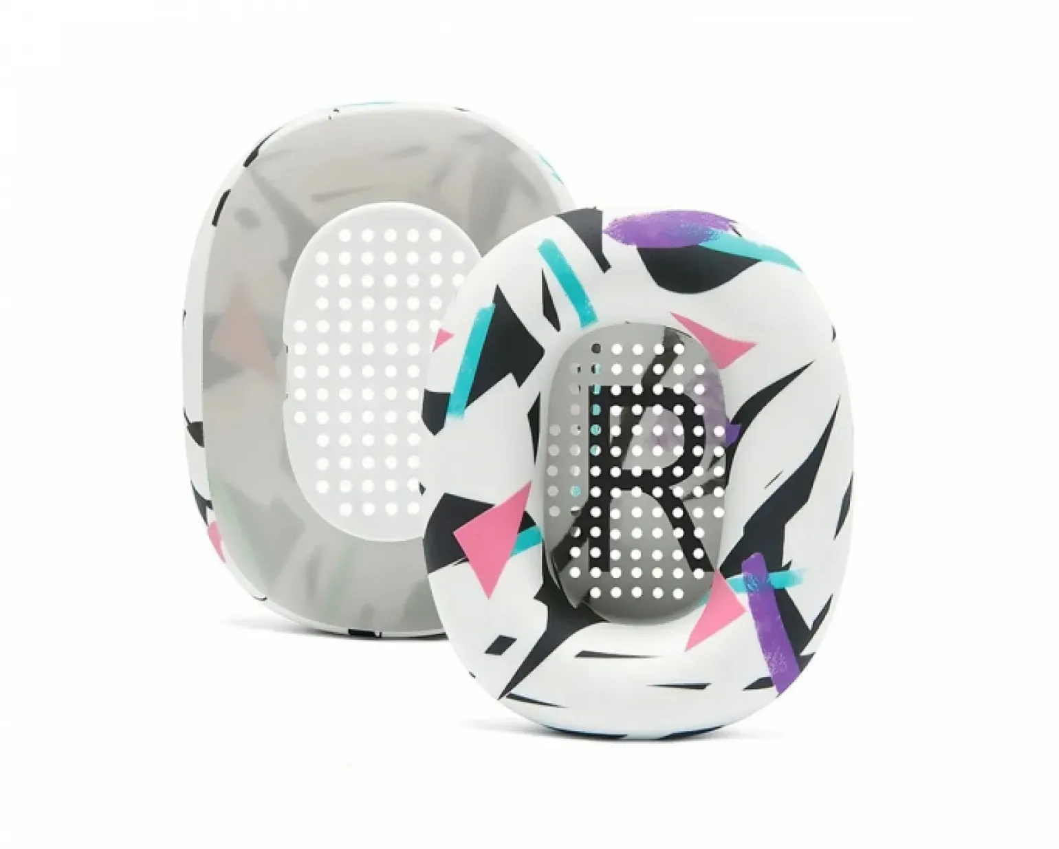 WC SweatZ Max Ear Cushion Covers - 90''s White