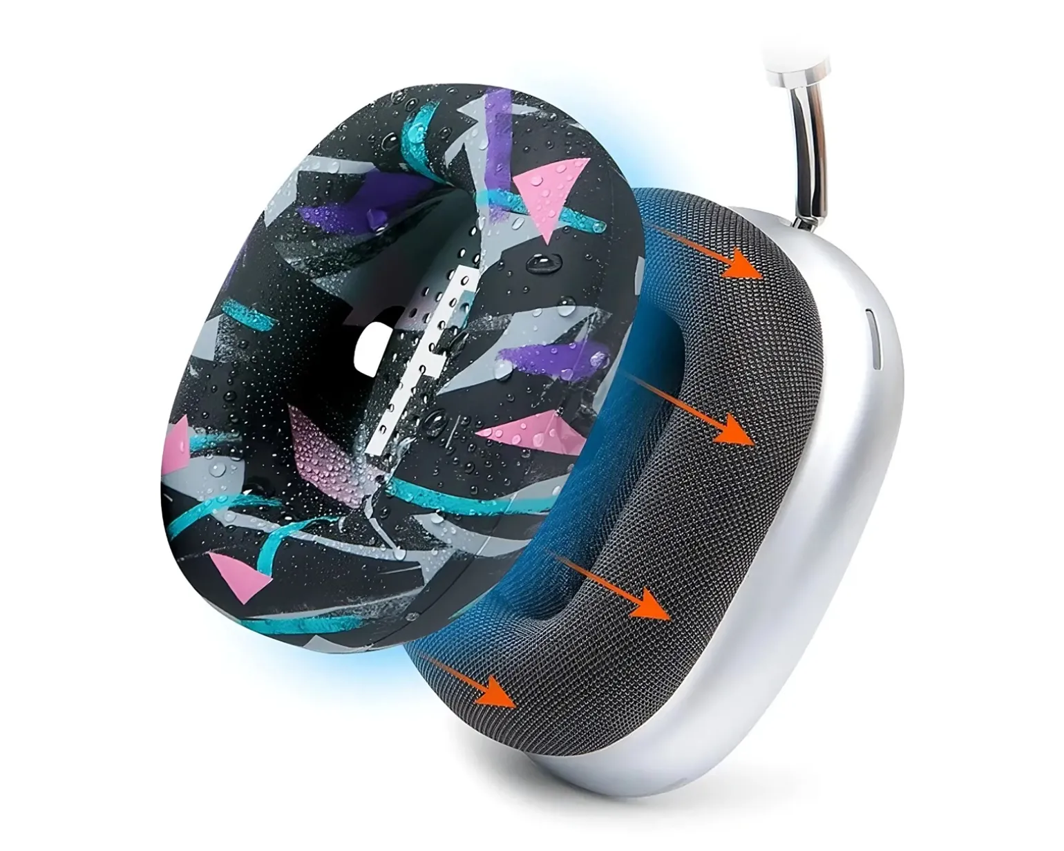 WC SweatZ Max Ear Cushion Covers - 90''s Black