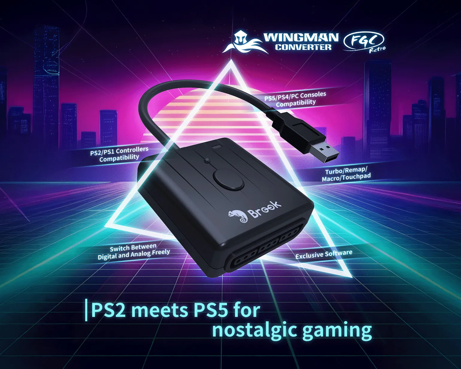 Wingman FGC Retro Adapter for PS5