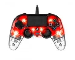 Wired llluminated Compact Controller Red (PS4/PC)