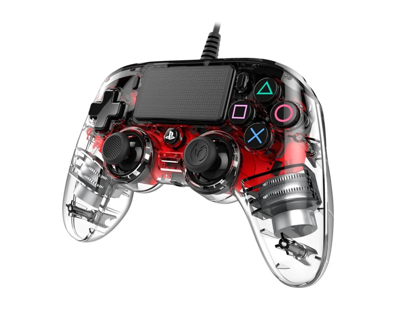 Wired llluminated Compact Controller Red (PS4/PC)