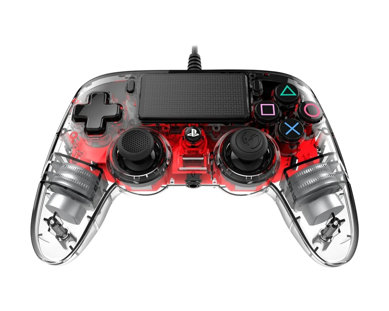 Wired llluminated Compact Controller Red (PS4/PC)